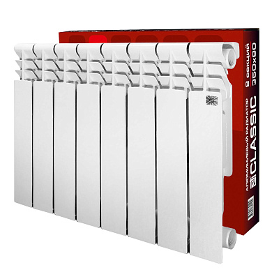 Алюминиевый радиатор STI Classic 350/80 8 сек.