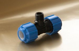 Тройники с наружной трубной резьбой