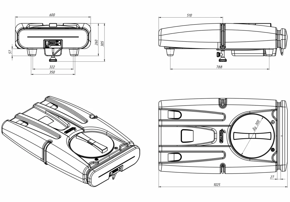 Бак для душа  80 л с подогревом и лейкой 